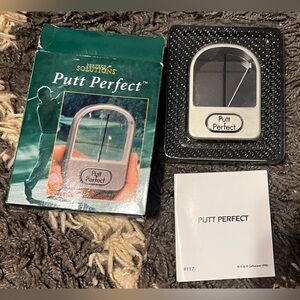 Vintage Putt Perfect by Perfect Solutions Golf Practice Aid Eye Training